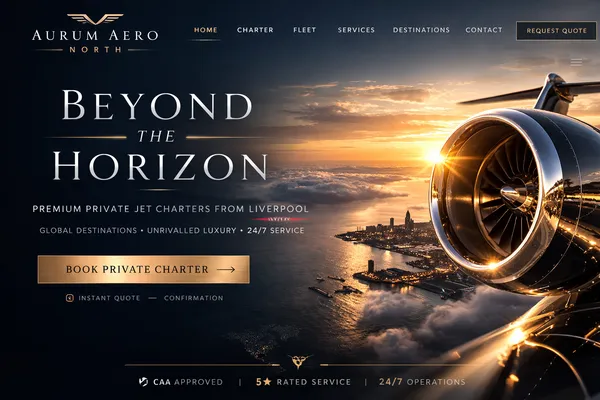 Aurum Aero North - Private Aviation Website