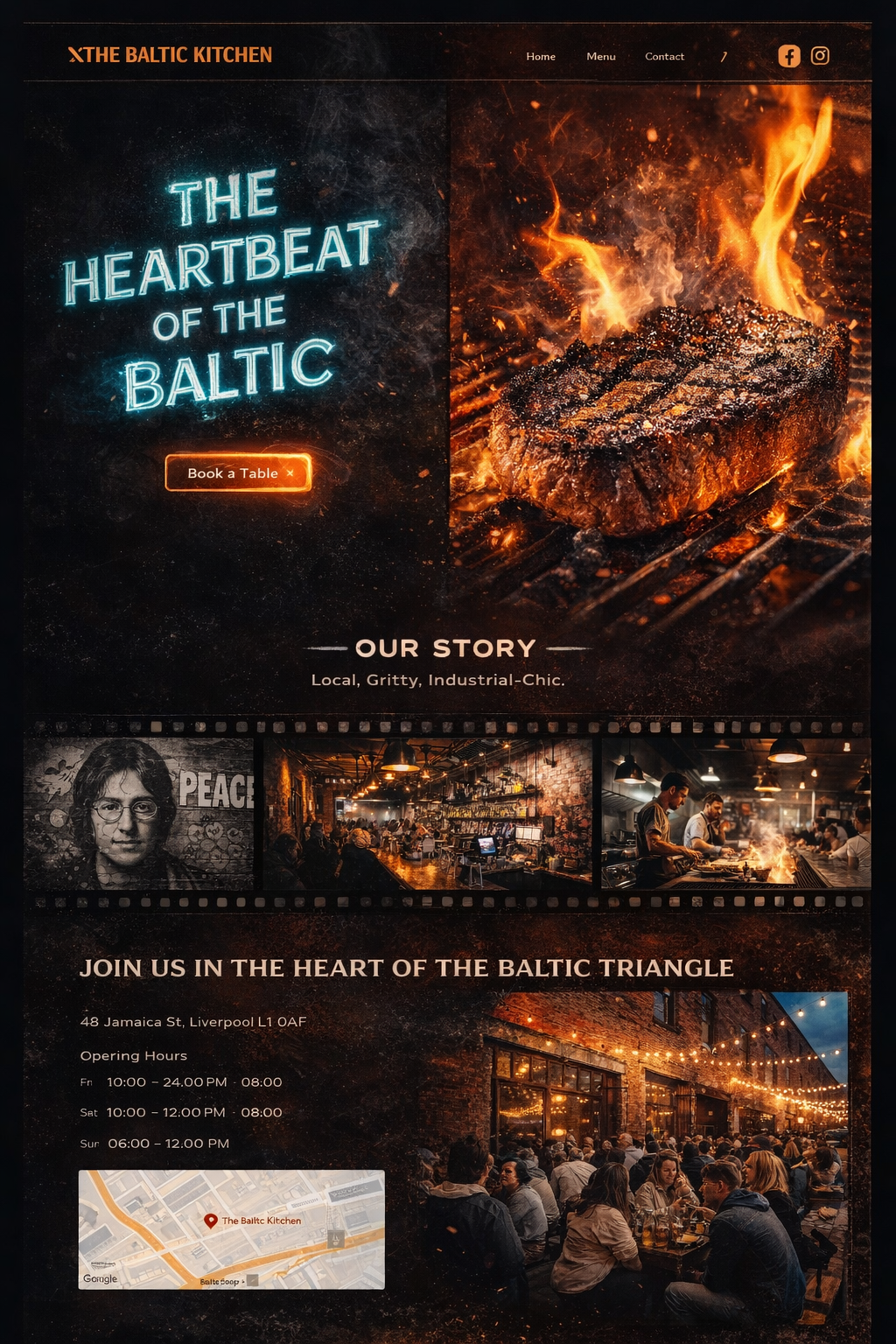The Baltic Kitchen website