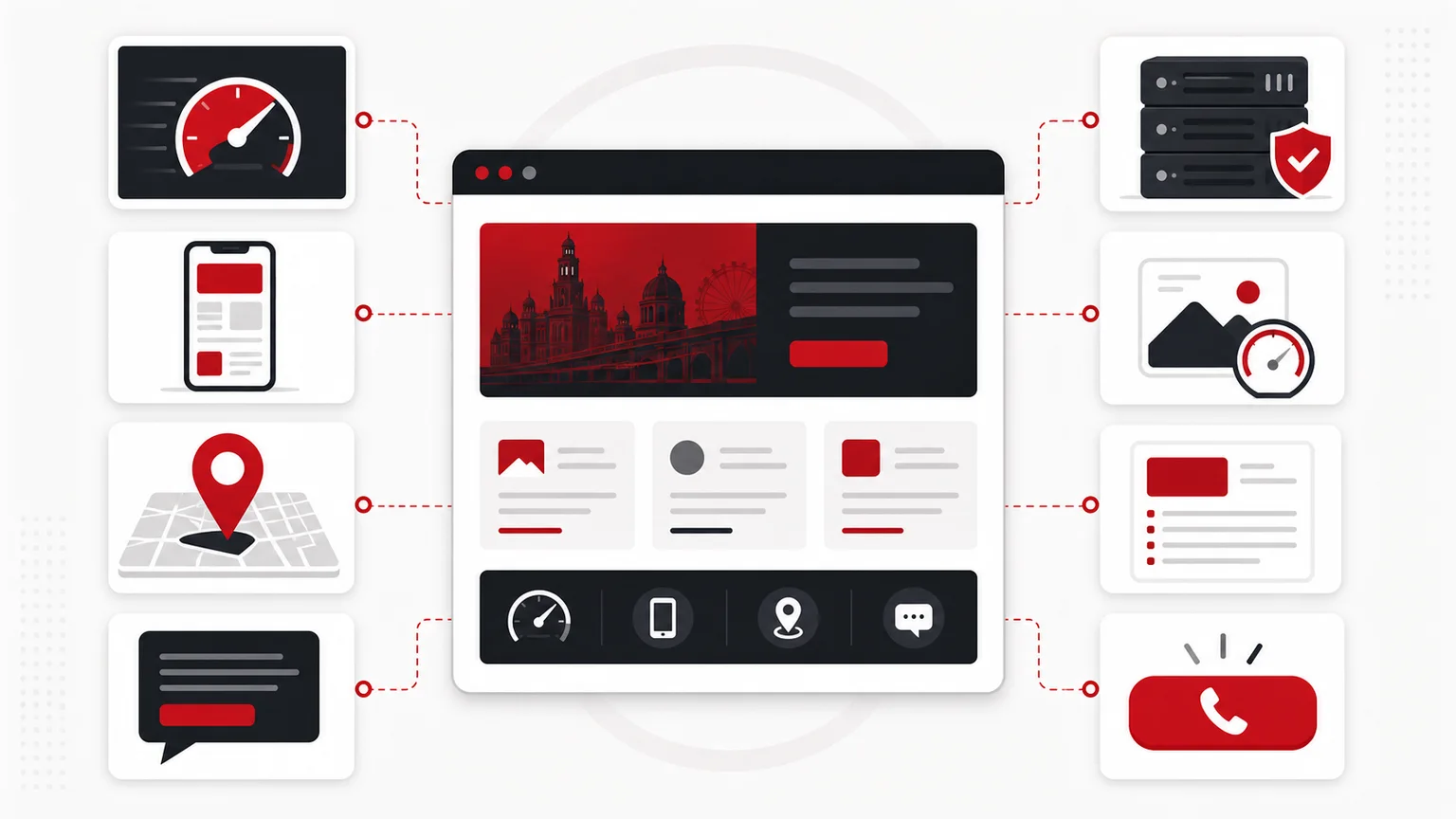 Key ingredients of a fast business website