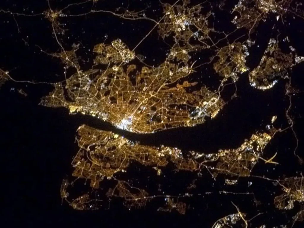 Liverpool Space Liverpool from Space