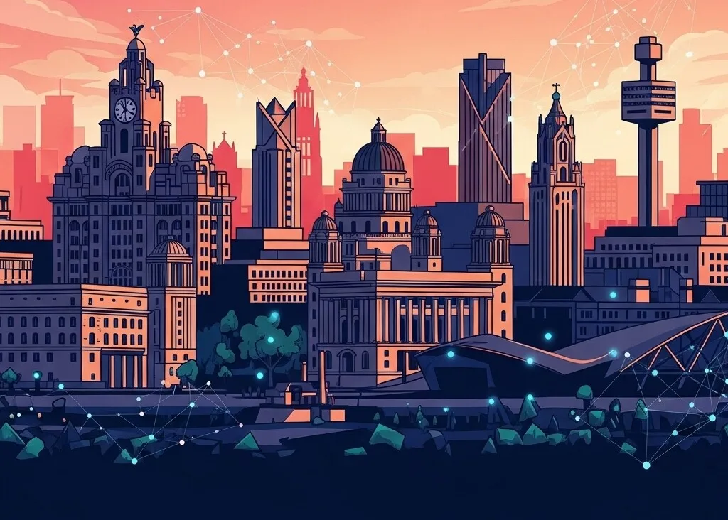 Illustration of Liverpool Sky Line