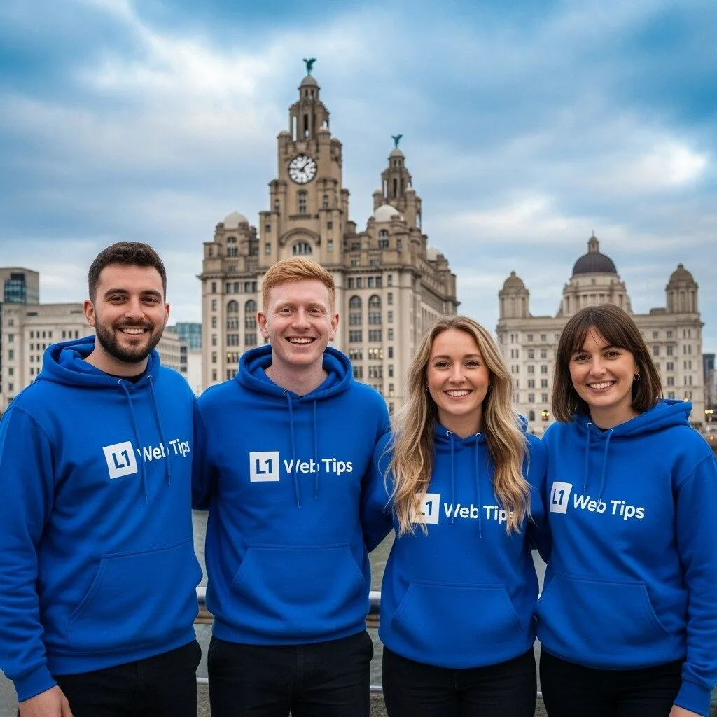 Meet The Team 2 The L1 Web & AI team working collaboratively in their Liverpool office.
