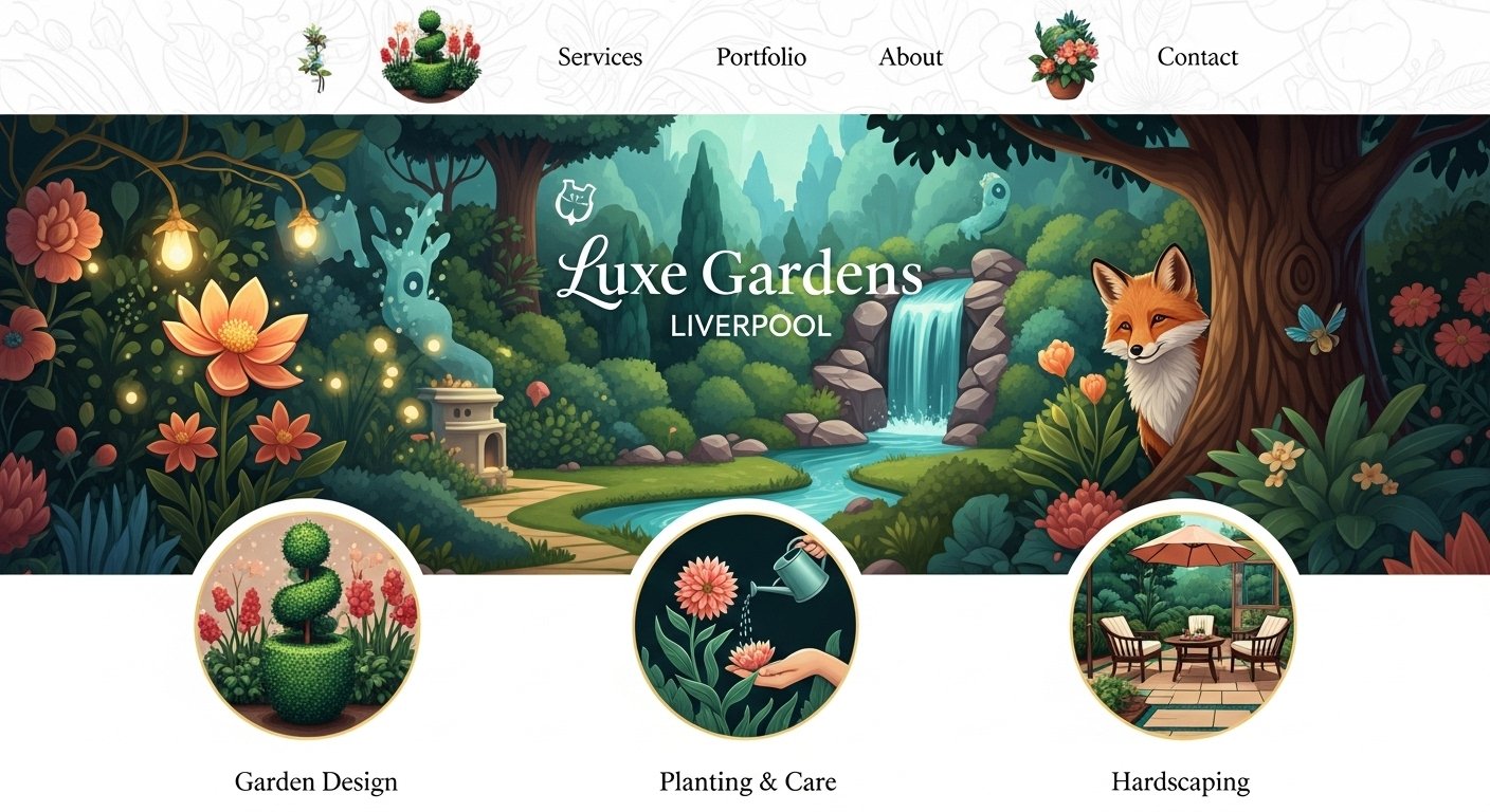 Liverpool Business Services 18 Landscaping Website Design